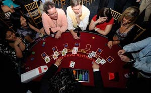Blackjack Table for NYC Fundraiser